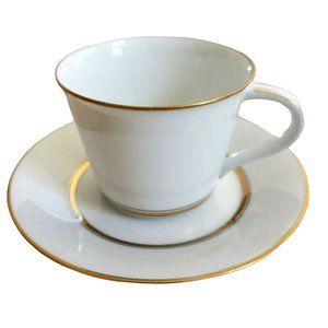 Noritake Gloria Flat Cup & Saucer Set
